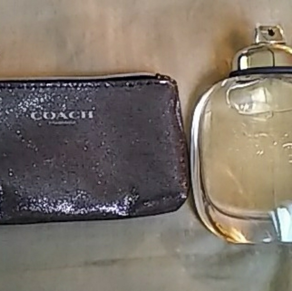 Small Coach change purse & Coach purfume